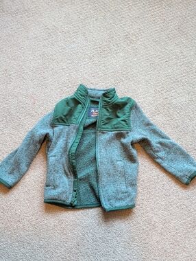 The Children's Place Green Mixed-Material Kids Puffer Jacket